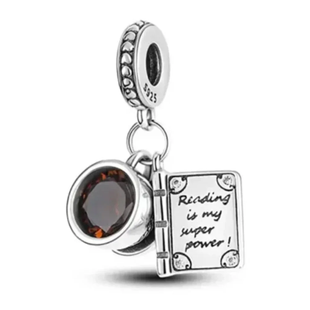 Bundle of 4 Charm Compatible with Pandora Bracelet - Picture 4 of 5